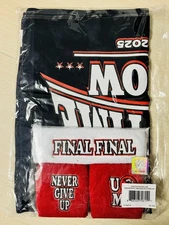 WWE John Cena Farewell Tour Final Match Washington D.C. Towel & Wristband Set 🫡