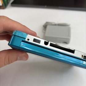 Nintendo 3DS System - Aqua Blue, Charger & Tested US Model