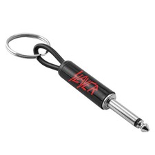 Slayer Red Logo Plug Keychain