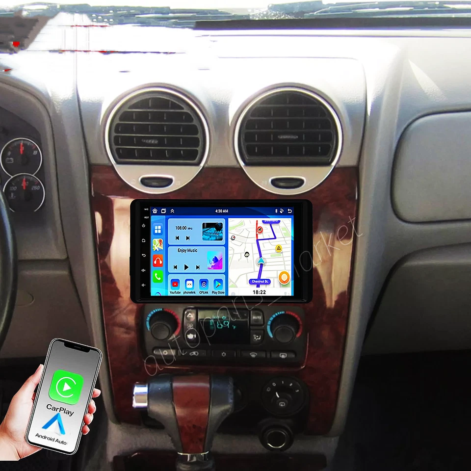 For GMC Envoy 2003-2006 Car Stereo Radio Android 13 CarPlay GPS Navi WIFI Foto 3 de 4