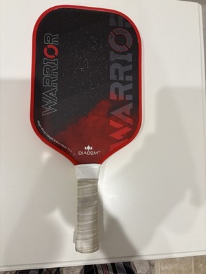 Diadem Warrior Pickleball Paddle | Carbon Fiber Face, 3X L-Core Hybrid Nomex Pol