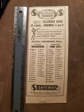 CFL Clipping Calgary Herald Nov 23, 1963 East Conf Final Lineup Ottawa Hamilton