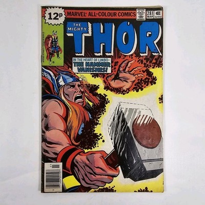 Mighty Thor Issue 281 Comic Book Marvel 1978 Mjolnir Vanishes
