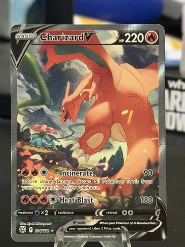 New ListingCharizard V (Alt Art) 154/172 SWSH09: Brilliant Stars Ultra Rare Pokemon Card