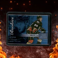 2015-16 Fleer Showcase Flair Stefan Noesen Blue Ice Masterpieces Rookie 068/199