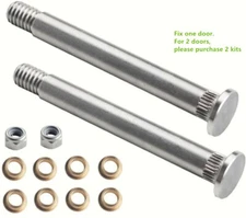 Front Door Hinge Pin & Bushing Repair Kit 2 pin 1 Door For Ford Lincoln Mercury 