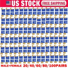 20/40/60/80/100Pairs For EC5 Device Connector Plugs For RC Car Plane Helicopters