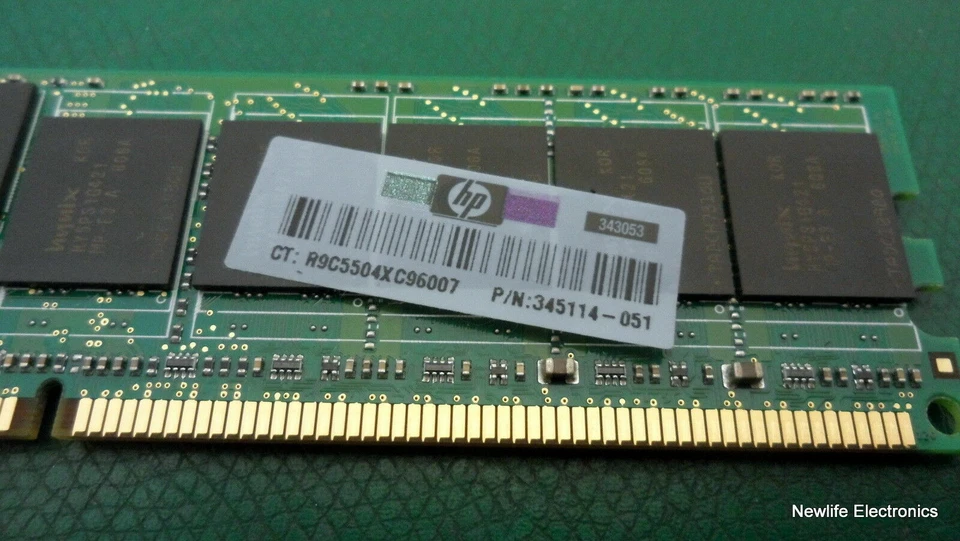 HP 378021-001 2GB PC-3200 DDR2 SDRAM Server Memory - Image 2 of 3