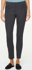 Ann Taylor LOFT - Modern Skinny Ankle Pants Capris - Charcoal Grey - Petite Size