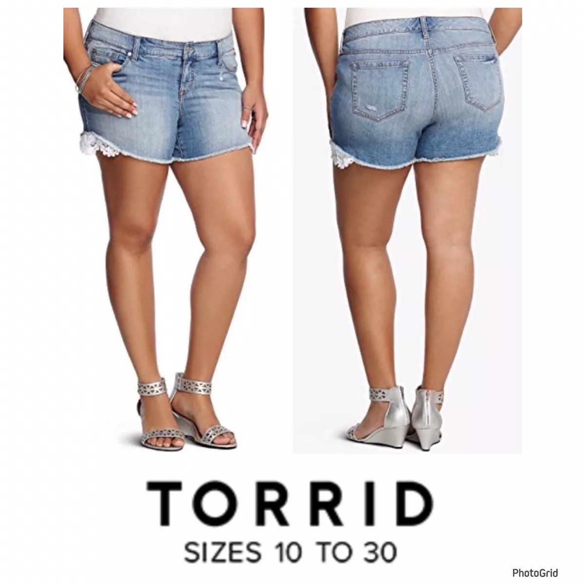 Torrid plus shop size shorts