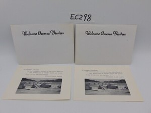 VINTAGE 1960'S MIKIMOTO PEARL ISLAND JAPAN HOME OF CULTURED PEARLS LOT OF 2 PASS