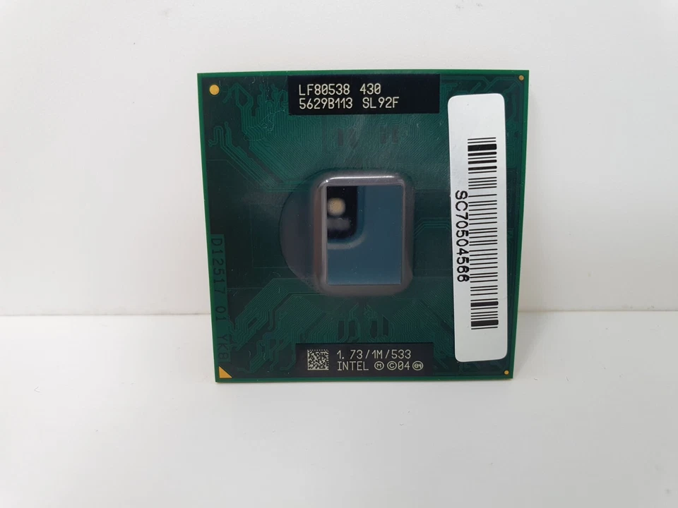 ADVENT 7113 CPU Processor SL92F Intel Celeron M 1.73GHz  533MHz - Image 3 of 4