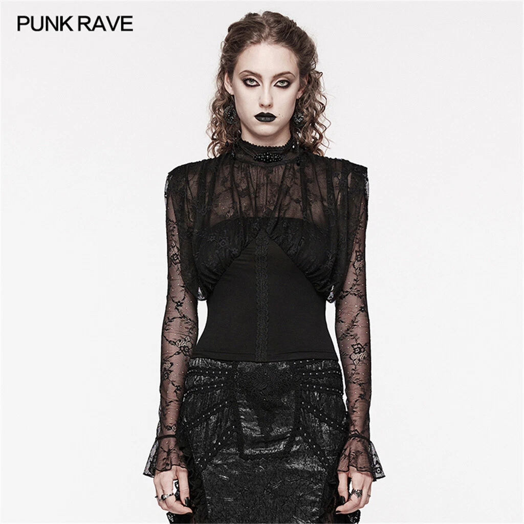トップス mad punks gothic blouse archive Punk Rave Gothic Blouse Tops for Women for sale | eBay