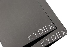 Pack of 2 BLACK KYDEX T PLASTIC SHEET 0.09" X 12" X 12" 52000 Calcutta P1