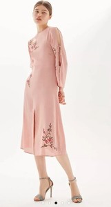 pink midi dress uk