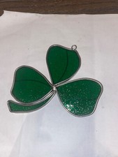 Stained Glass 3 Leaf Clover Suncatcher window decoration