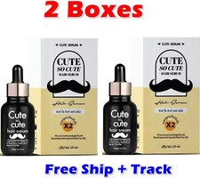 2 X CUTE SO CUTE Hair Serum Growing Hair Eyebrows Mustache 10 ml