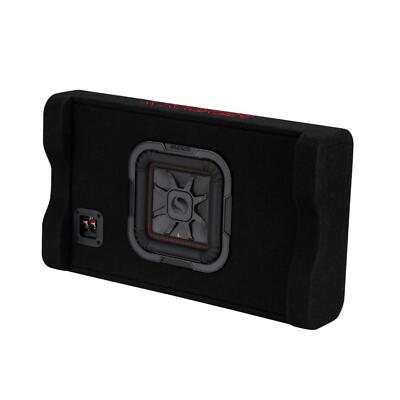 Kicker 49L7TDF82 Sub 8 Zoll L7T Subwoofer Down Firing geladenes Gehäuse 300 W RMS