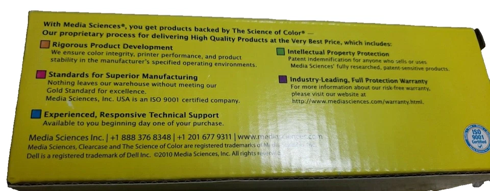 Toner amarelo Media Sciences para Xerox Phaser 6130 (novo na caixa) - Imagem 2 de 4