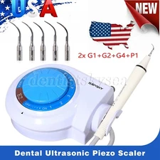 Dental Ultrasonic Piezo Scaler +Handpiece +5*Tips for Cavitron EMS E2-FDA SKYSEA