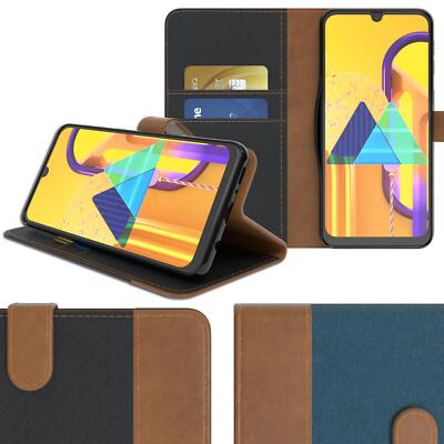 EAZY CASE für Samsung Galaxy M30s / M21 Tasche Handy Hülle Jeans Schutzhülle