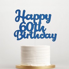 Personalised Birthday Cake Topper Any Age Name 15th 18th 21st 25th 30th Age Only
