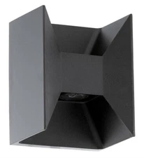Outdoor Wall Lamp Eglo Morino, 2.5W, Led, Ip44, Anthracite, 10.5 Cm X 18 Cm