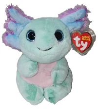 Ty Beanie Baby Bellies - ALEX the Axolotl (6 Inch) NEW MWMTs Stuffed Animal Toy