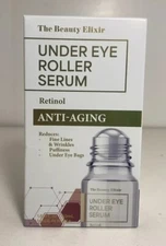 The Beauty Elixir Under Eye Roller RETINOL  Serum Anti Aging 1.69FL OZ / 50ML