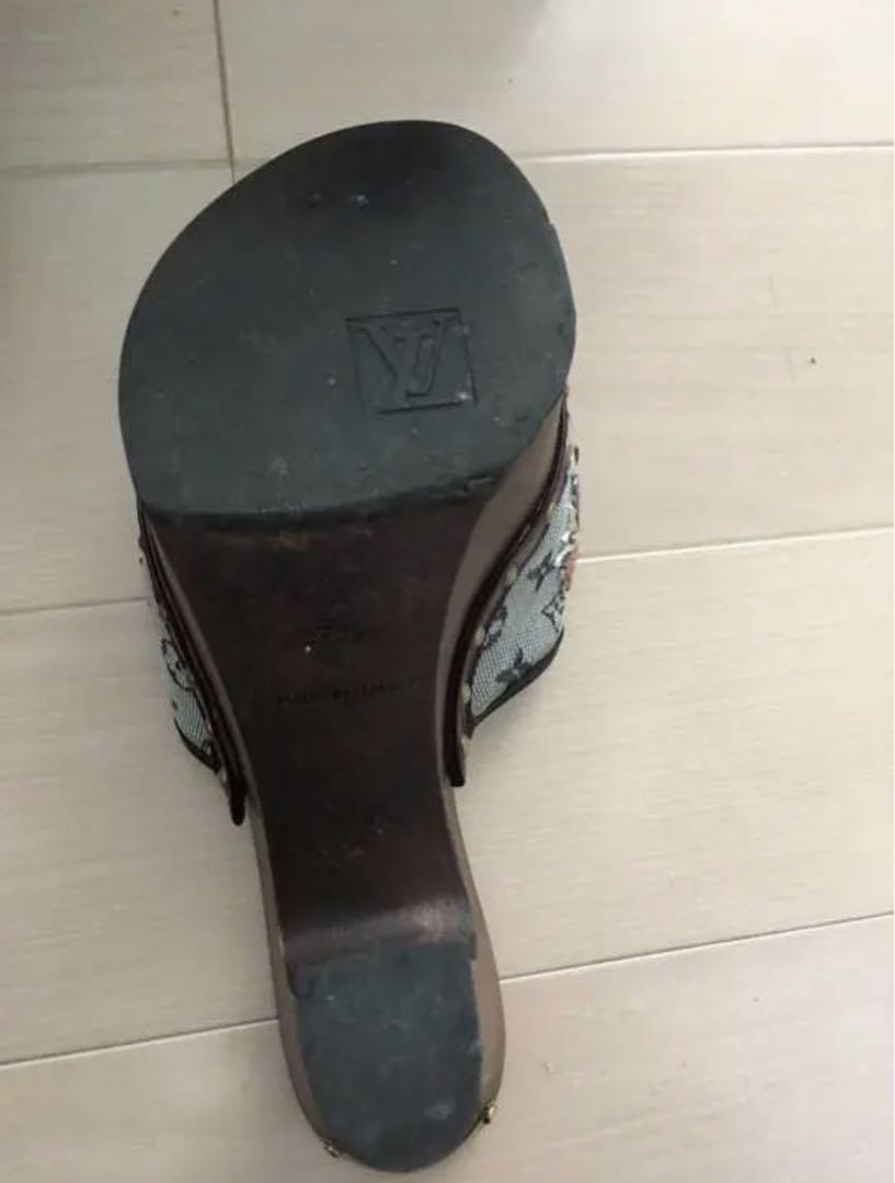 Louis Vuitton モノグラム　レザー　パンプス　37 1/2 Louis Vuitton モノグラム レザー パンプス 37 1/2 Louis