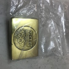 VINTAGE 1988 OLYMPICS SOLID BRASS BELT BUCKLE FROM THE USA 88  OLYMPIC GAMES.