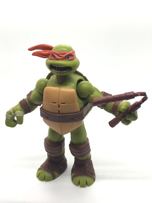 Viacom 2012 Teenage Mutant Ninja Turtles TMNT Michelangelo Action Figure 6''