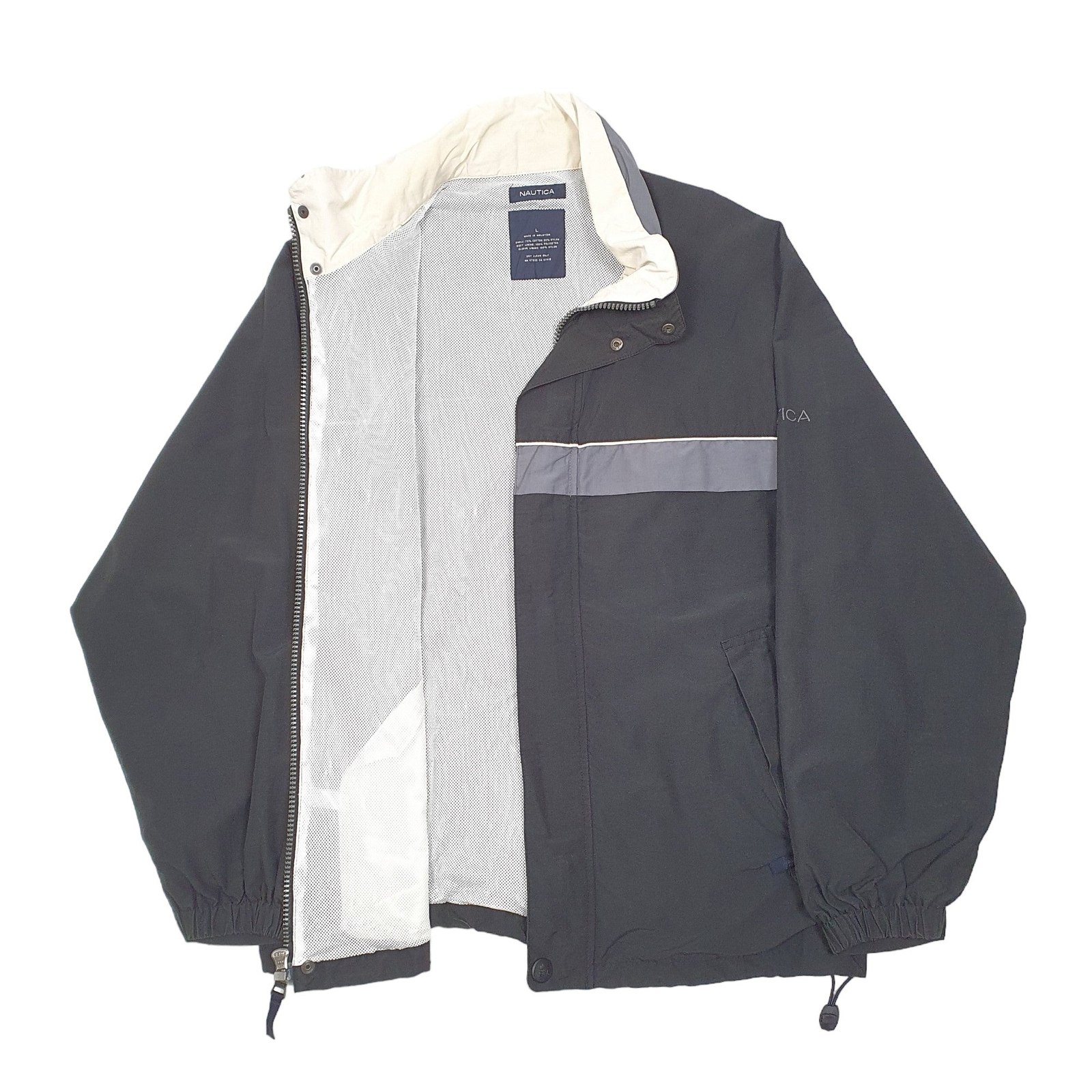 NAUTICA Waterproof Rain Jacket Coat Insulated Mens L image 2