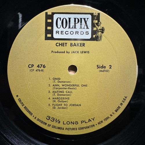 CHET BAKER - DAS WICHTIGSTE JAZZALBUM VON 1964/65 (VINYL LP) COLPIX CP 476 - Bild 4 von 4
