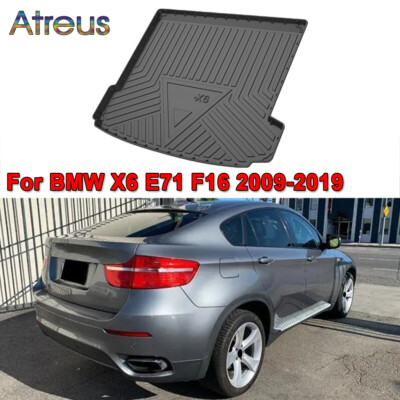 All Weather TPE Cargo Liner Carpet Trunk Floor Mat For BMW X6 E71 F16 2009-2019