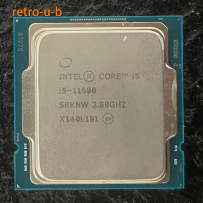 Intel core i5-11600 CPU 6 Cores 12T 2.8GHz  LGA1200 Desktop Processors 12M