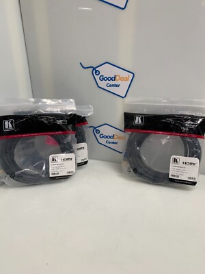 KRAMER 15'  HDMI Cable High Speed  w/Ethernet  C-HM/HM/PRO-15  (Lot of 3)
