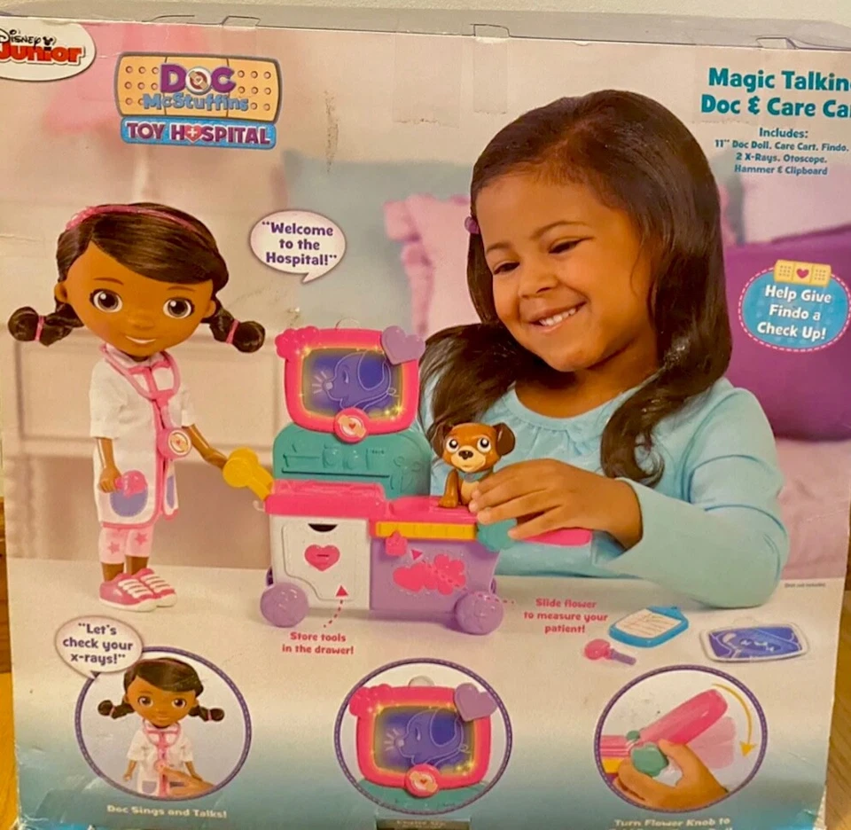 RARE! Doc McStuffins Magic Talking Doc Care Cart NEW! Disney Junior COLLECTIBLE - Image 2 of 2