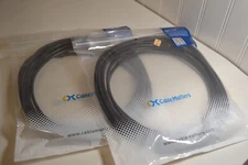 QTY 2 -Cable Matters USB 3.0 Cable USB To USB Cable Male To Male In Black, 15 ft