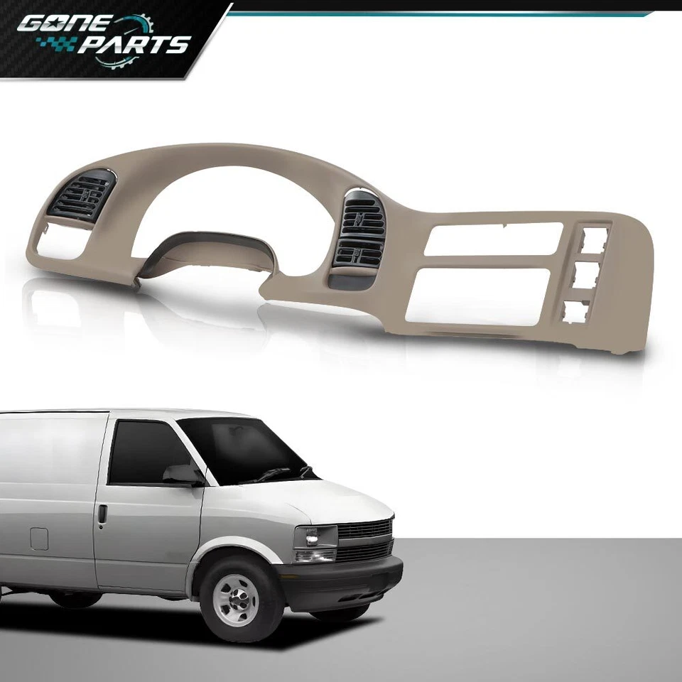 Fit For Chevrolet Astro 1995-2005 Gmc Safari Dash Cluster Trim Bezel Panel - Image 2 of 4