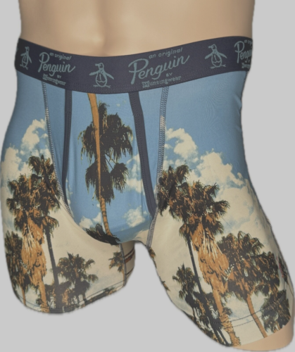 Original Penguin Men's Boxer Briefs UNDERWEAR Size M PALM PRINT