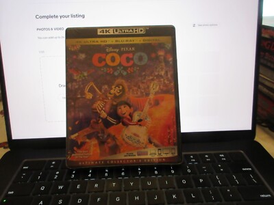 Disney Coco (4k Ultra HD + Blu-Ray + Digital, 2017) NEW Sealed Pixar