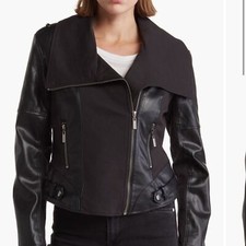 Ft Mix Faux Leather Drape
