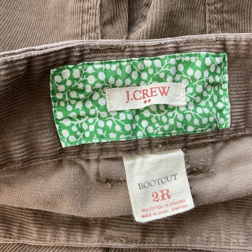 J. Crew Bootcut Corduroy Pants Womens Size 2R - Picture 5 of 6