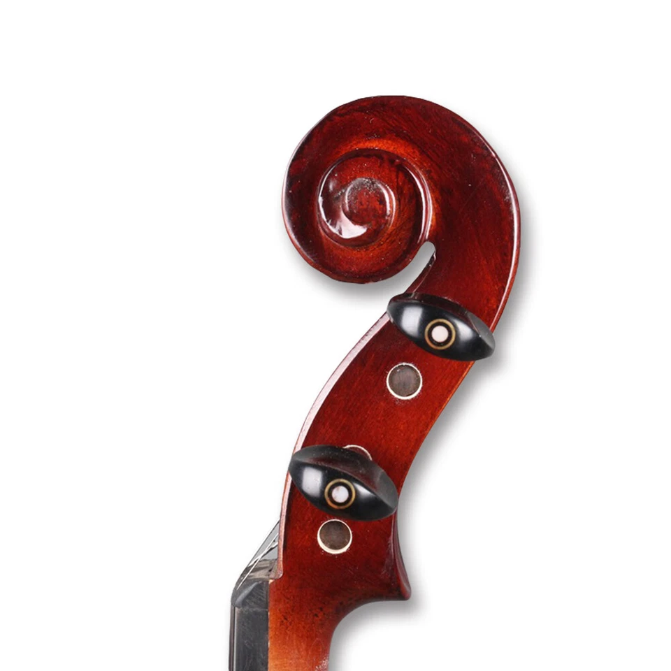 Electric Violin Full Size 4/4 Red Silent Electric Violin With Ebony Fittings - Image 3 of 4