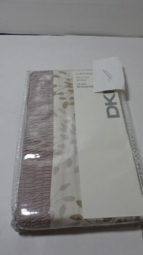 DKNY Lilas Shadow European euro tach oreiller violet neuf dans son emballage - Photo 1/12