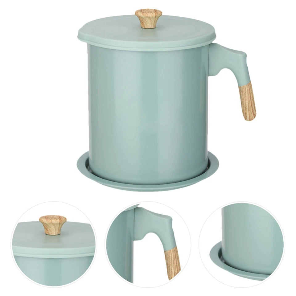  Oil Filter for Kitchen Stainless Steel Strainer Pot Grease Container - Image 3 of 4