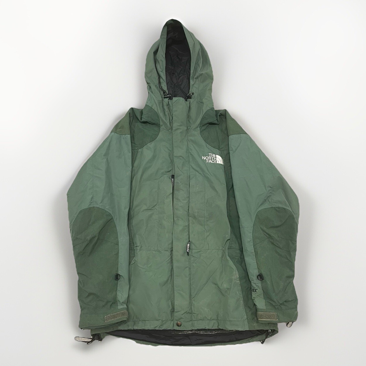 Chaqueta Vintage Años 90 The North Face Mountain Light Verde Esmeralda Gore-Tex Talla M