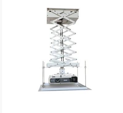 Hidden Projector Mount with Automatic Positioning for Embedded Projectors