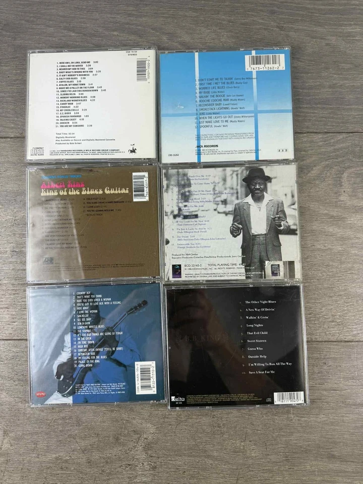 Blues CD Lot Mississippi John Hurt BB King Albert King Freddie King + Foto 2 de 4